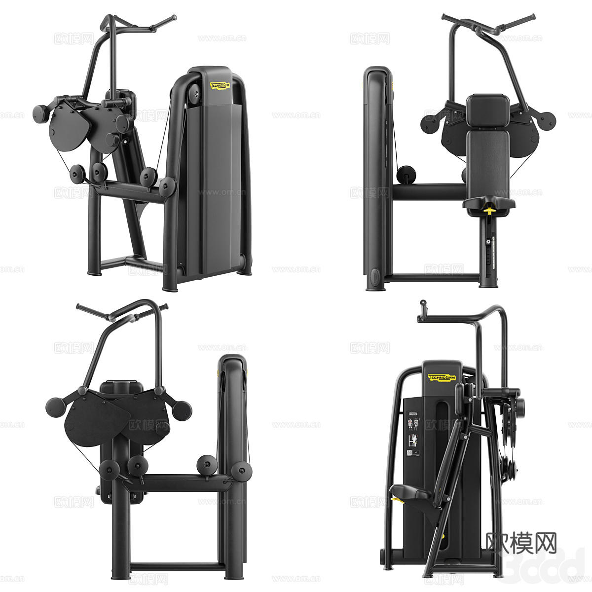 泰诺健 TechnoGym 健身器材3d模型