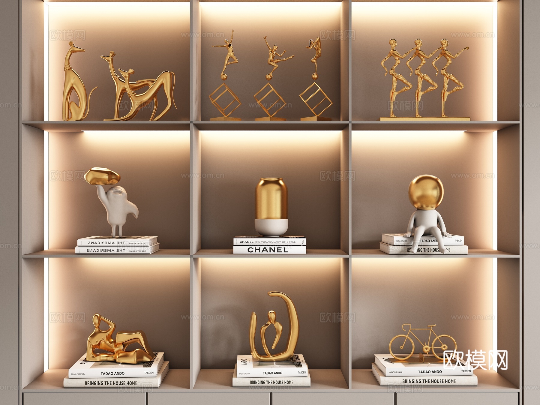 饰品摆件su模型