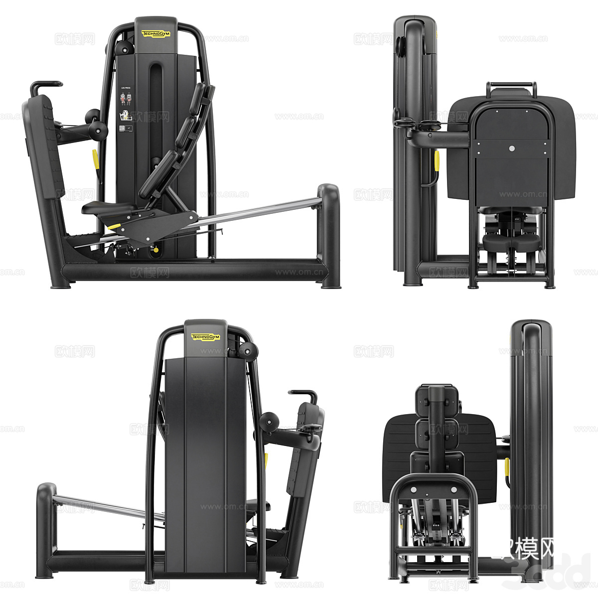 泰诺健 TechnoGym 健身器材3d模型