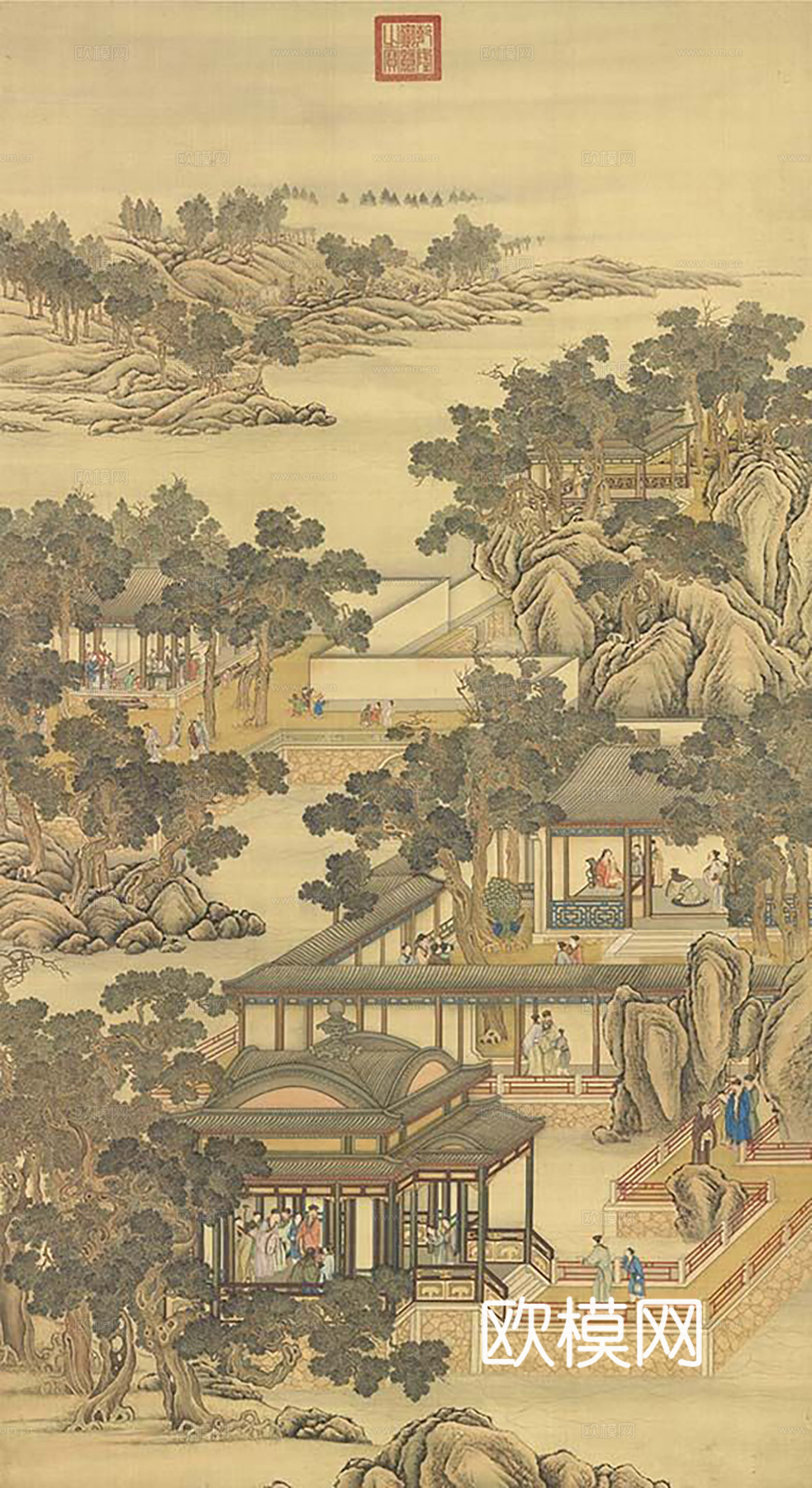 新中式挂画 抽象画 意境画 装饰画 挂画