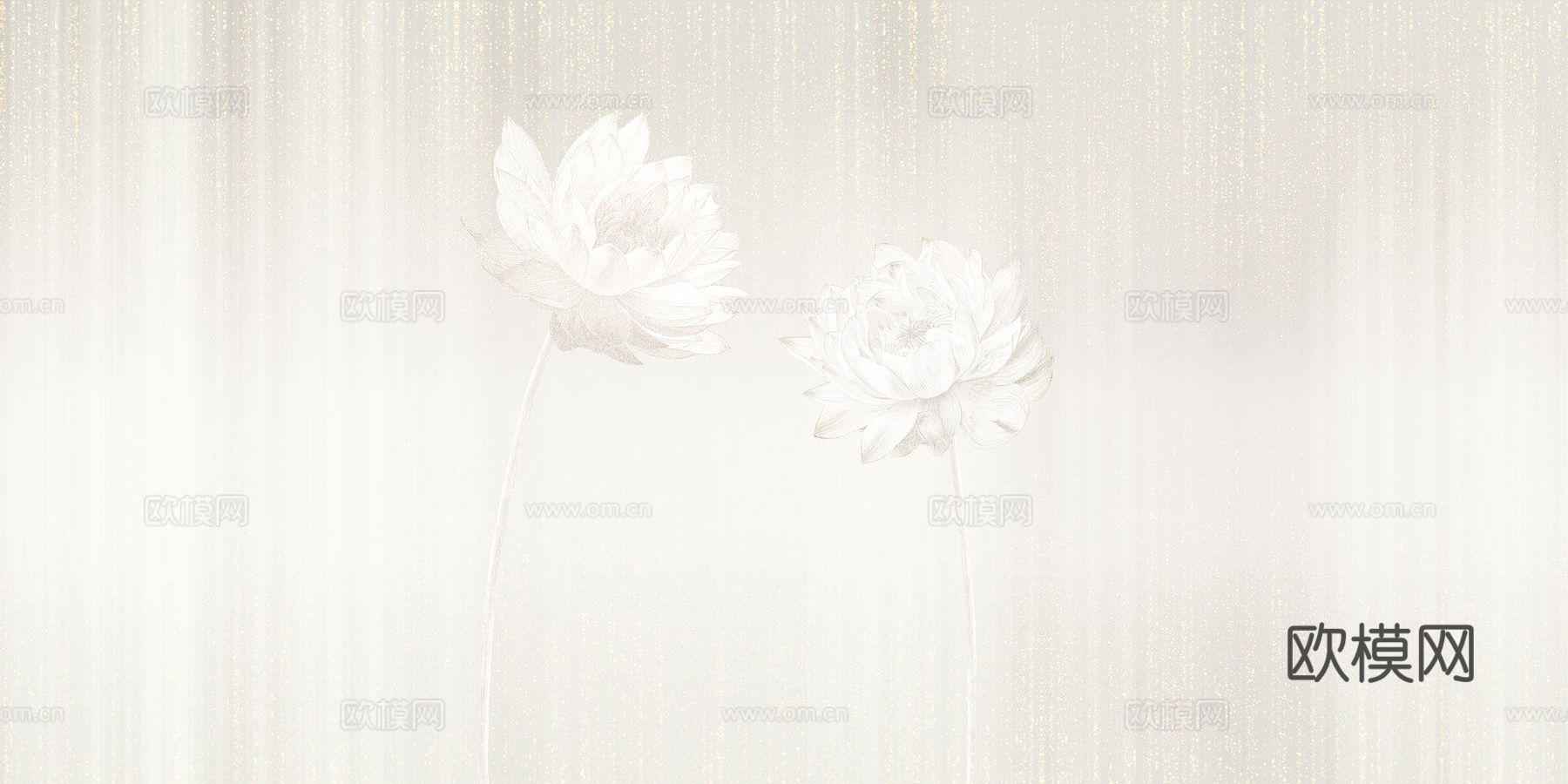 米色花卉壁纸