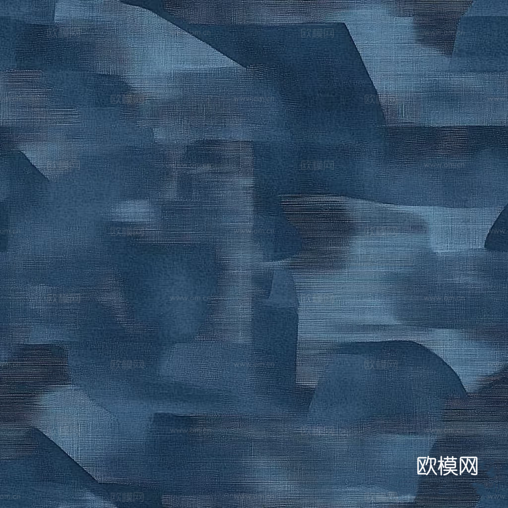 无缝轻奢蓝色纹理办公地毯