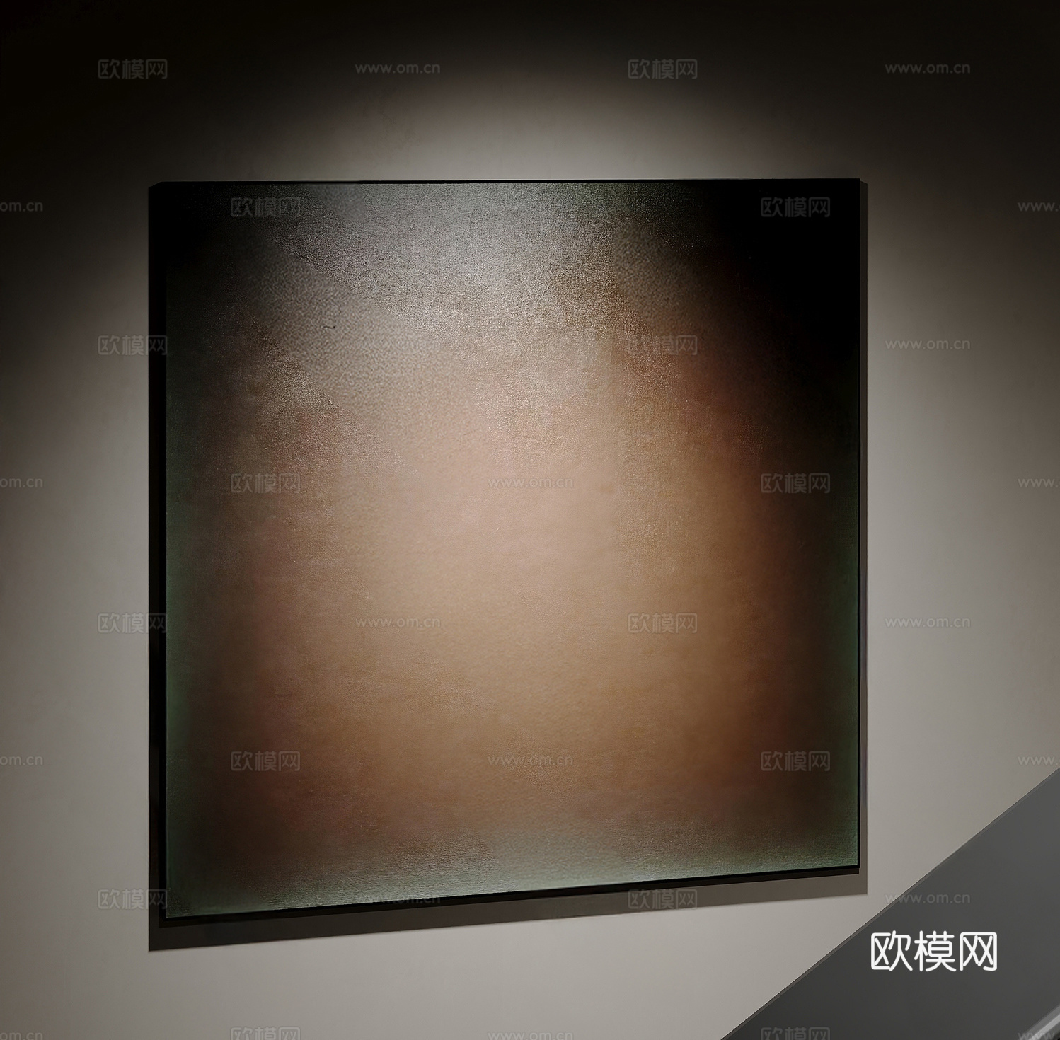 意式轻奢挂画su模型