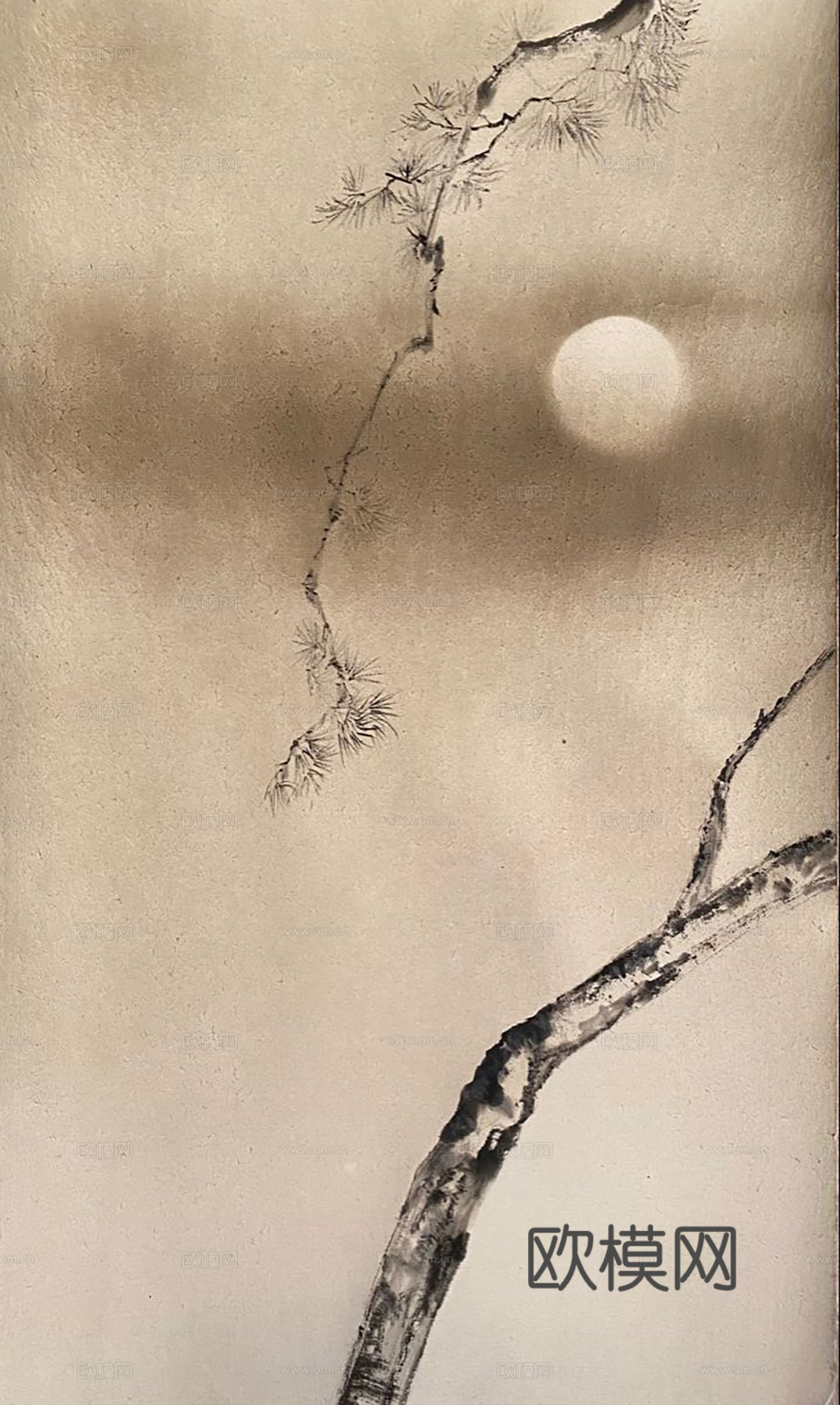 侘寂风挂画 抽象画 意境画 装饰画 挂画