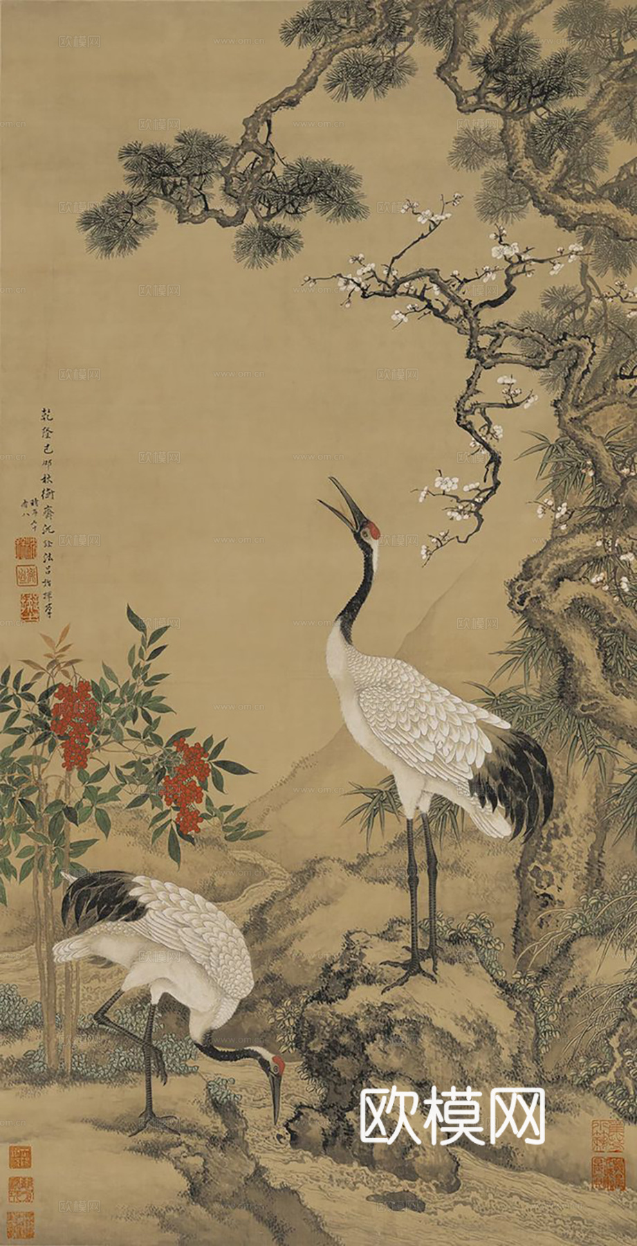 新中式挂画 水墨字画 古画 中式画 抽象挂画