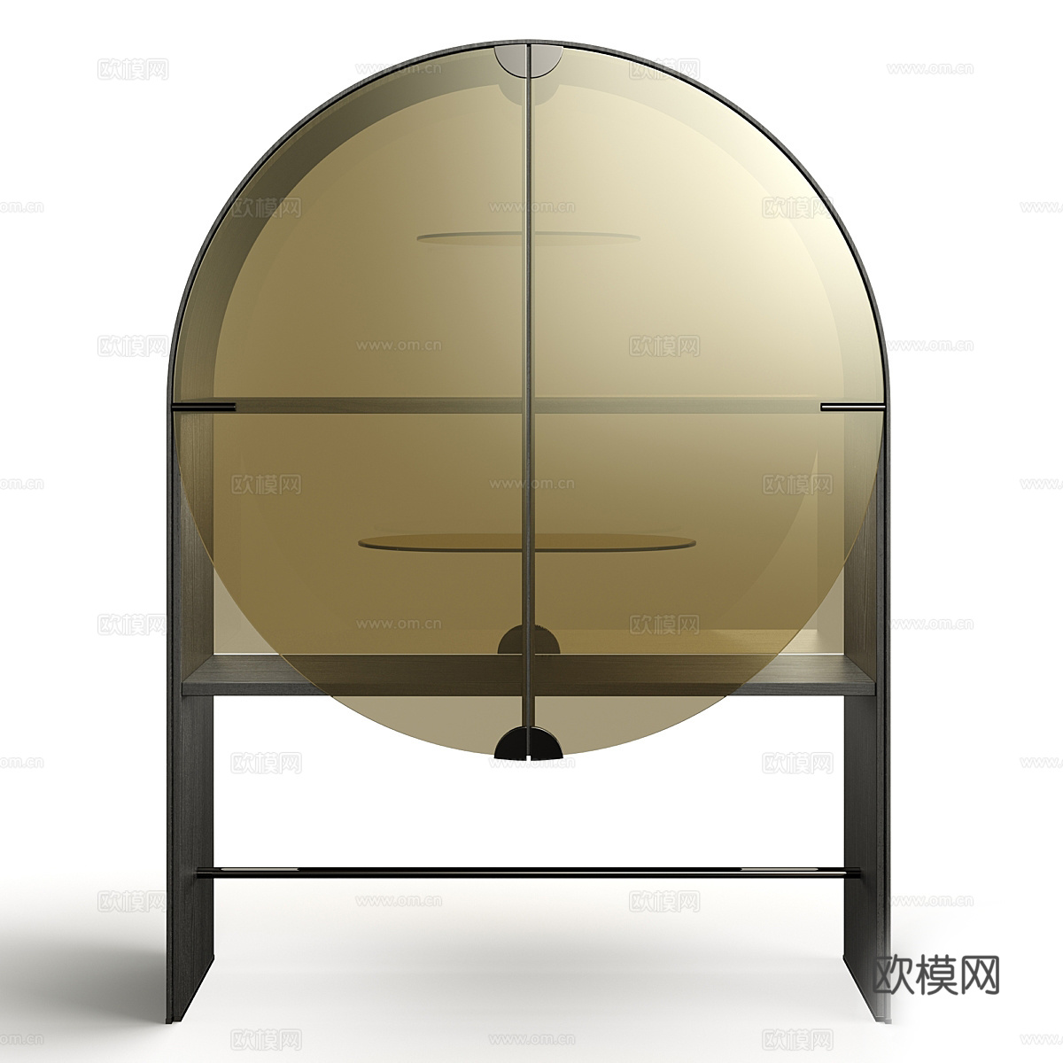 意式极简Gallotti Radice Credence边柜3d模型