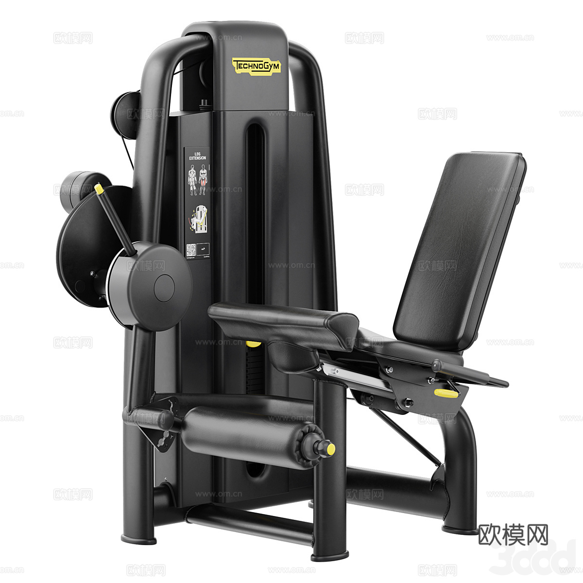 泰诺健 TechnoGym 健身器材3d模型