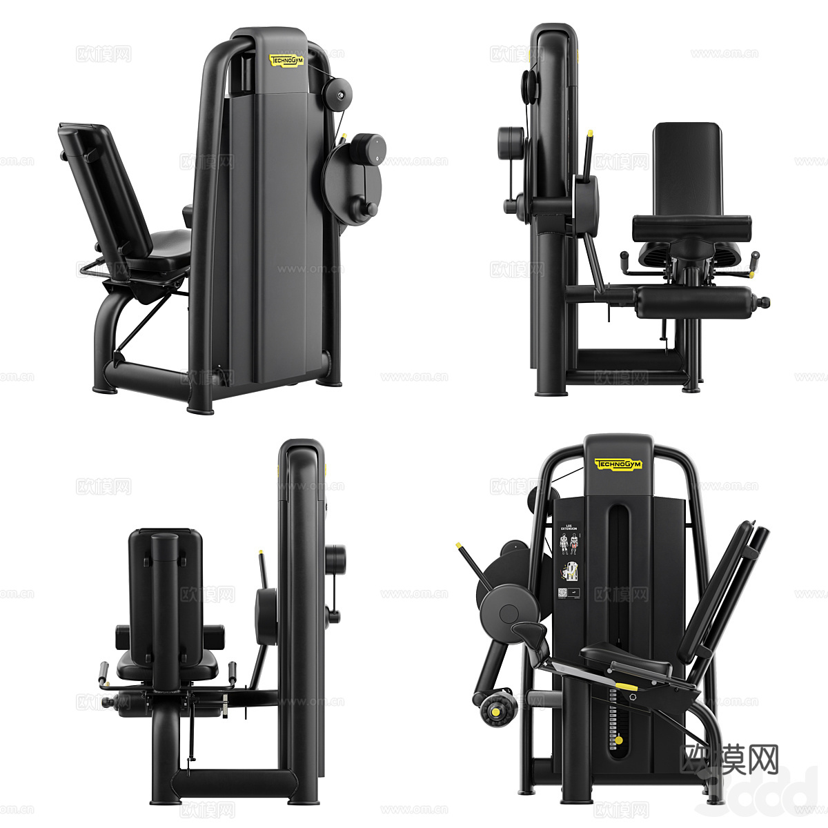 泰诺健 TechnoGym 健身器材3d模型