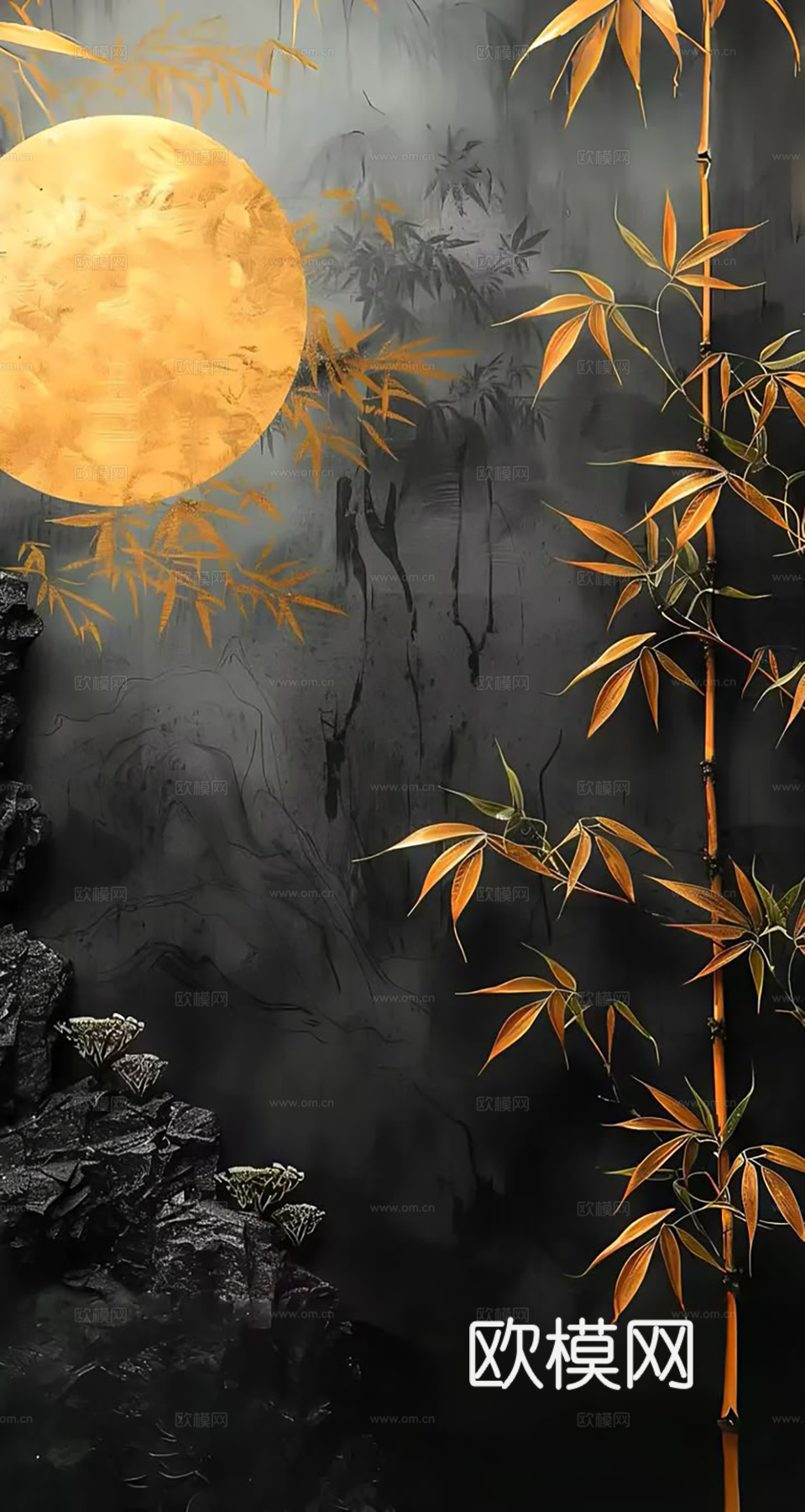 新中式挂画 抽象画 意境画 装饰画 挂画