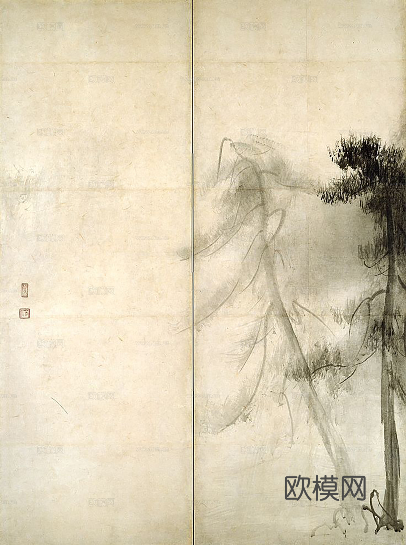 新中式挂画 抽象画 意境画 装饰画 挂画
