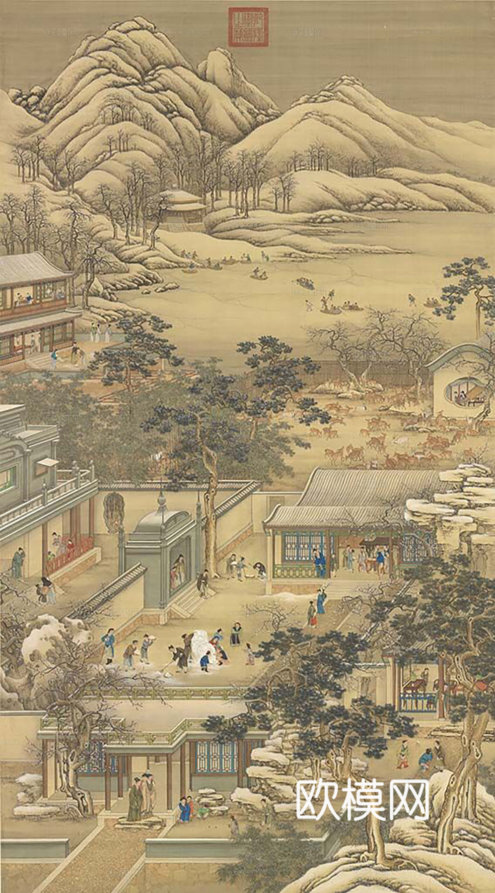 新中式挂画 抽象画 意境画 装饰画 挂画