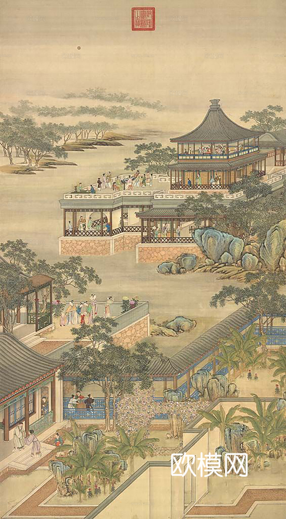 新中式挂画 抽象画 意境画 装饰画 挂画