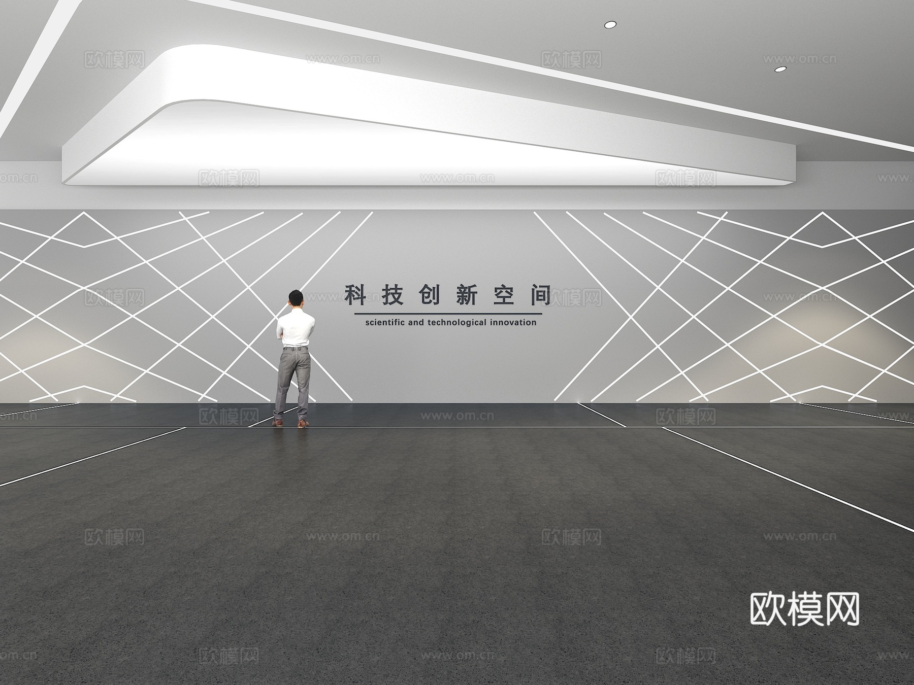 文化墙 企业文化 展示墙 主题墙 展厅 校园文化 走廊 教室su模型