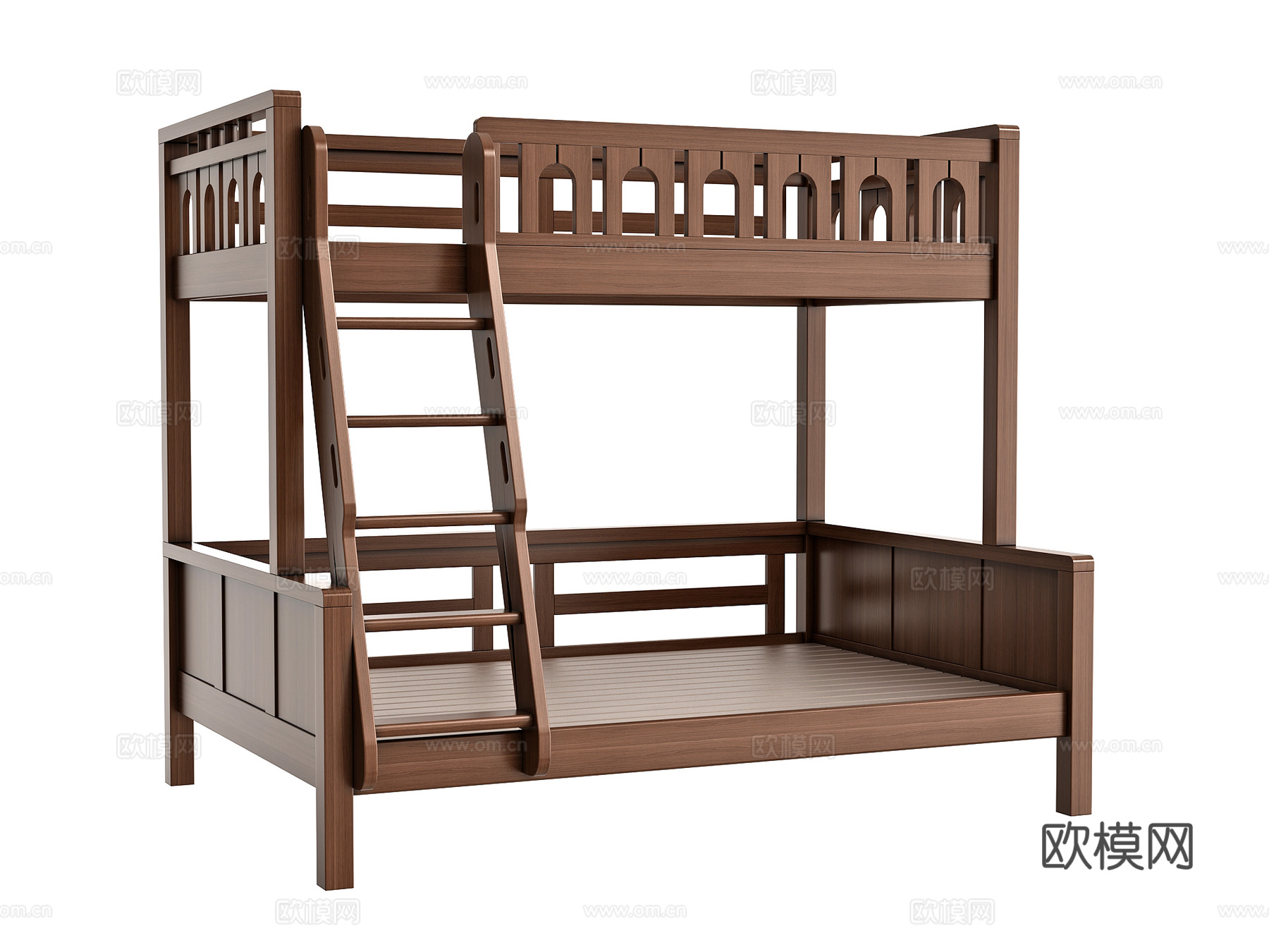现代 上下床3d模型