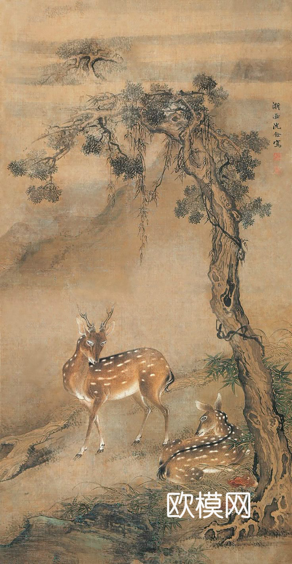 新中式挂画 水墨字画 古画 中式画 抽象挂画