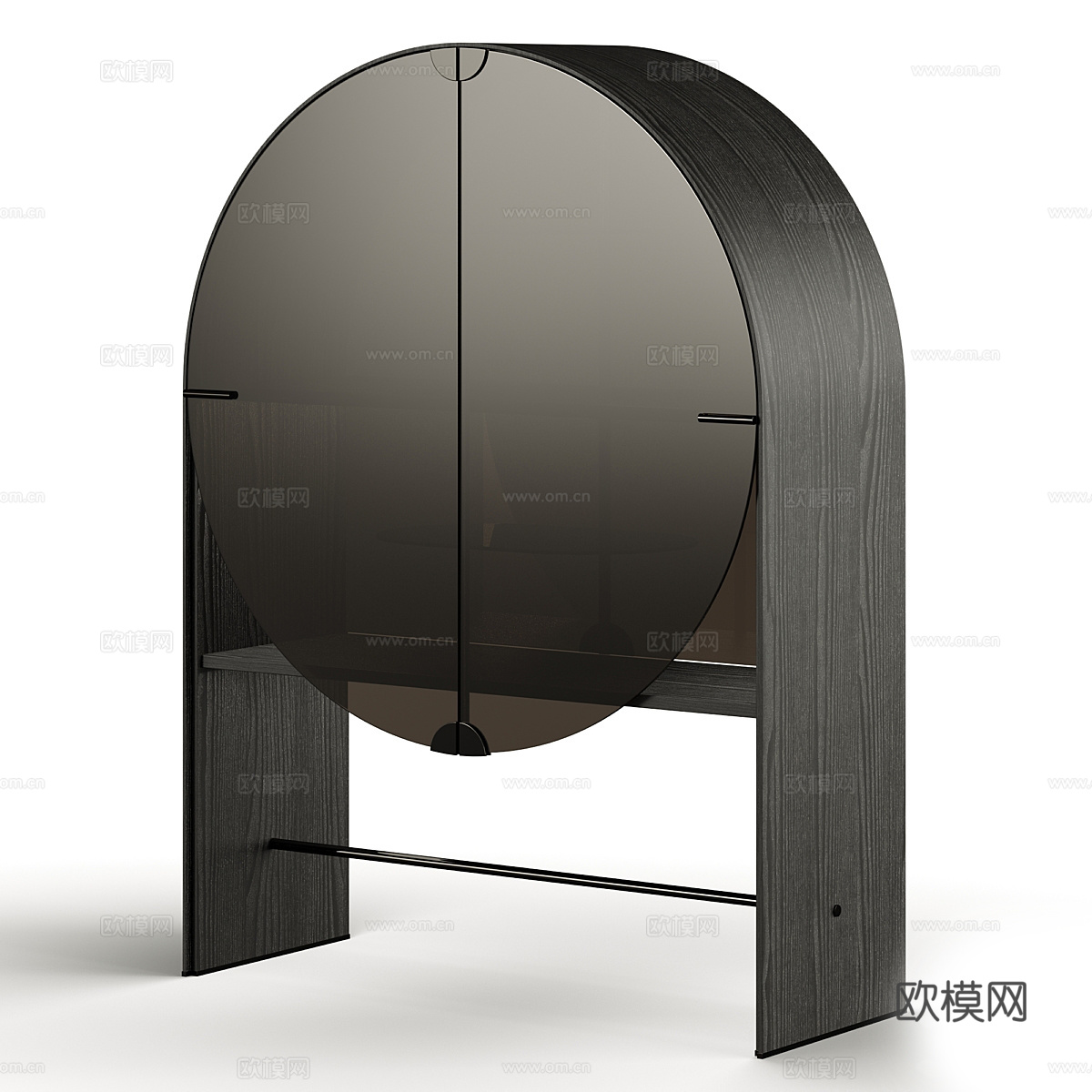 意式极简Gallotti Radice Credence边柜3d模型