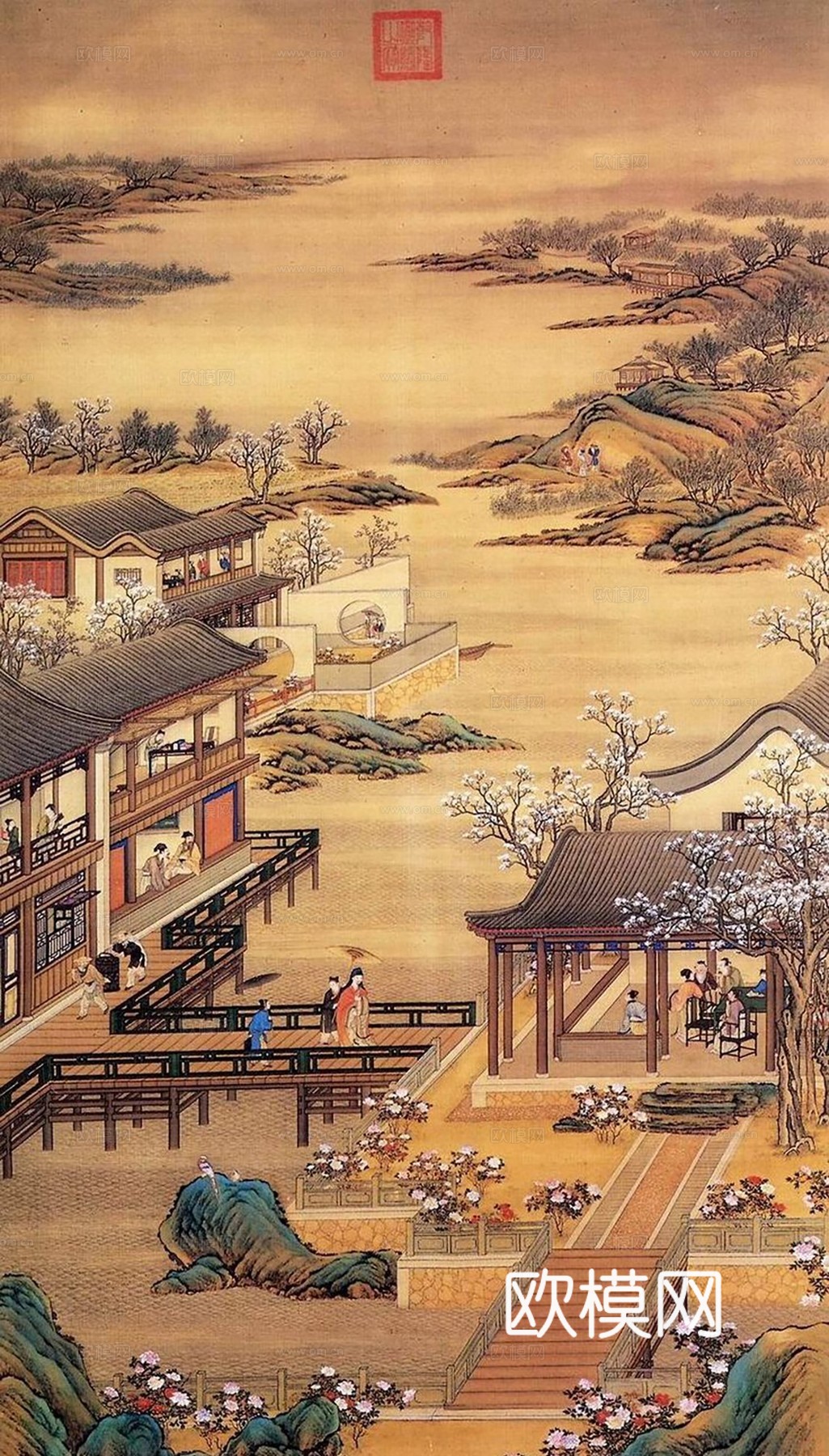 新中式挂画 抽象画 意境画 装饰画 挂画