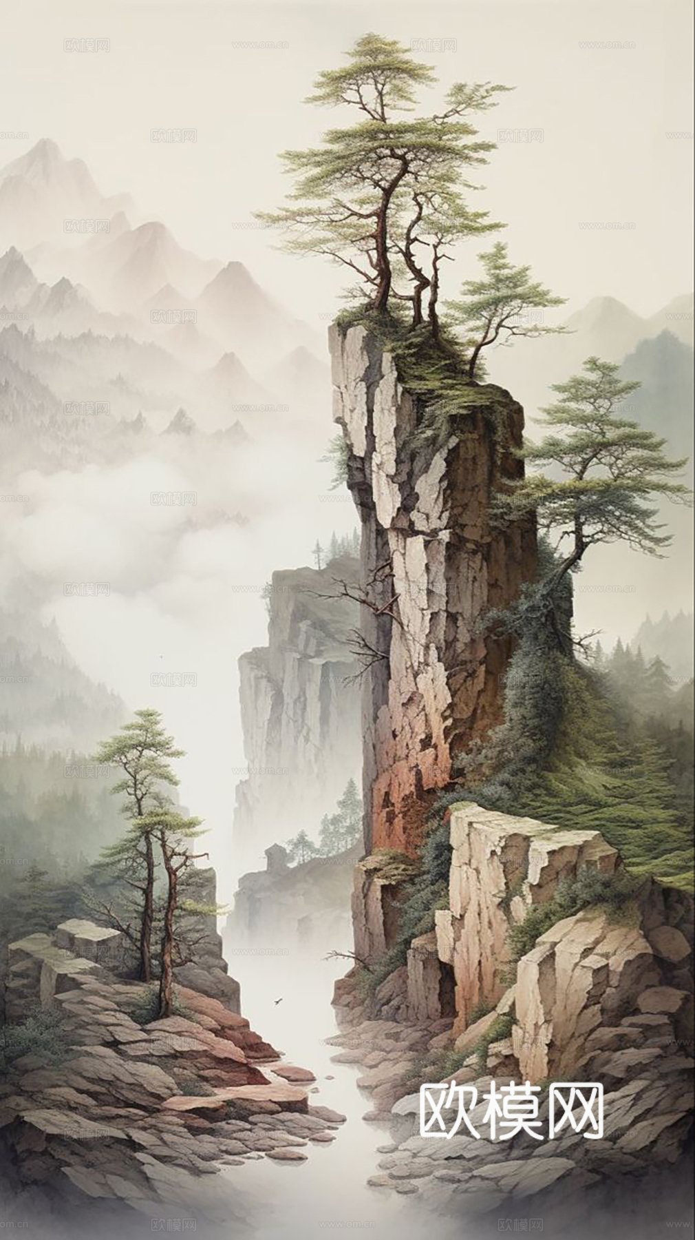新中式挂画 抽象画 意境画 装饰画 挂画