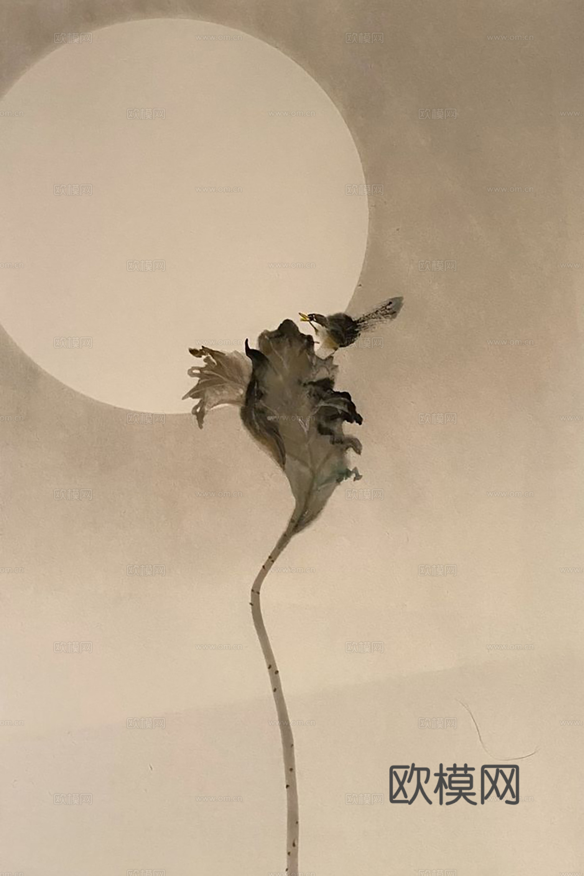 侘寂风挂画 抽象画 意境画 装饰画 挂画