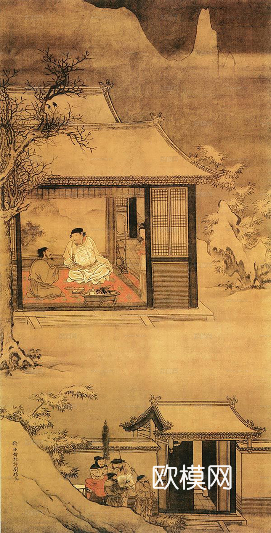 新中式挂画 抽象画 意境画 装饰画 挂画