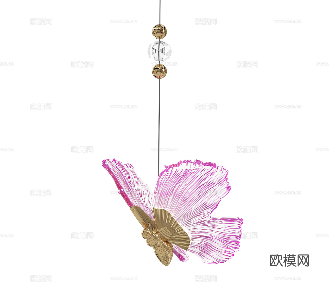 轻奢吊灯 艺术吊灯 造型吊灯 翅膀吊灯 餐厅吊灯 吧台吊灯su模型