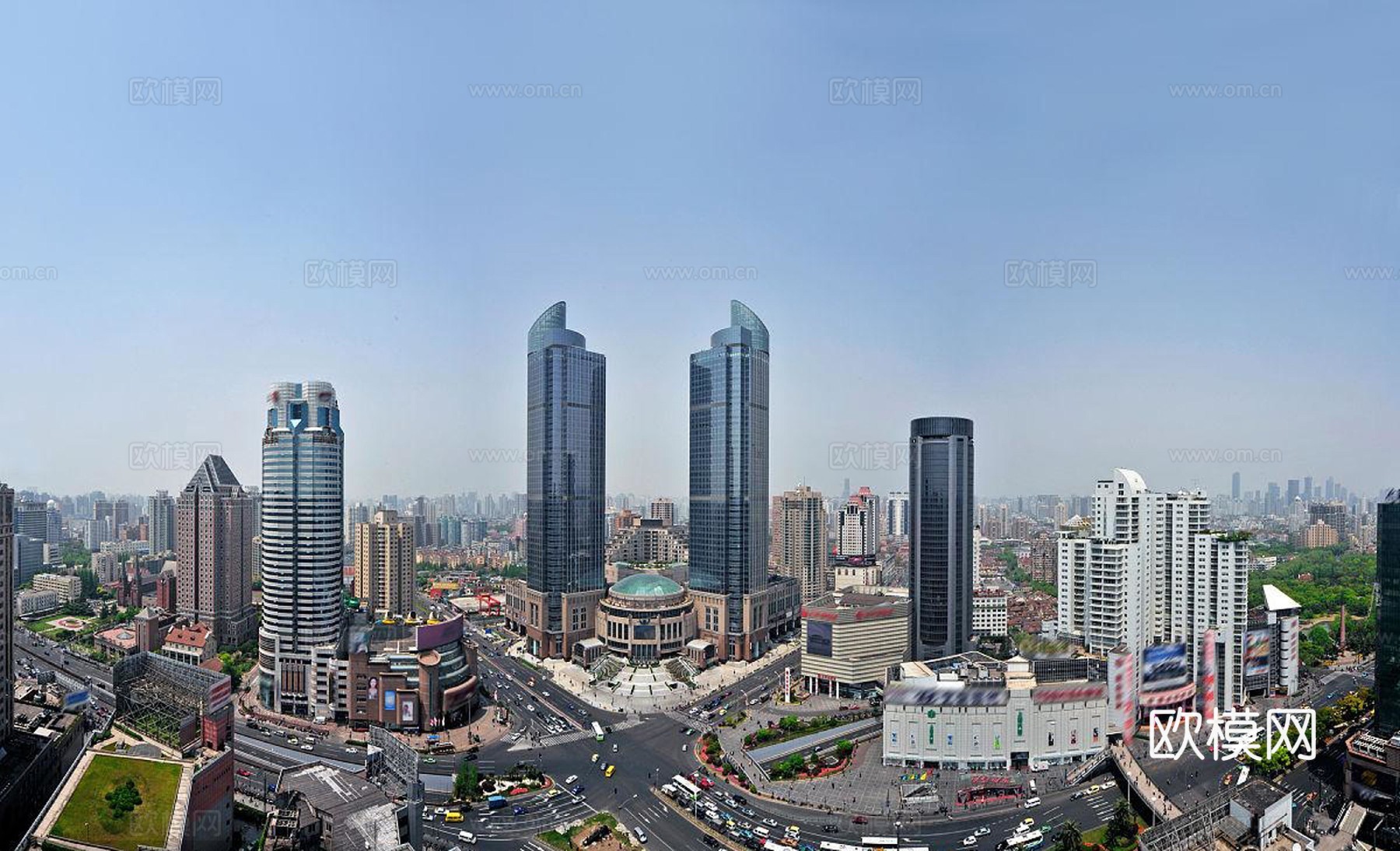 白天城市外景
