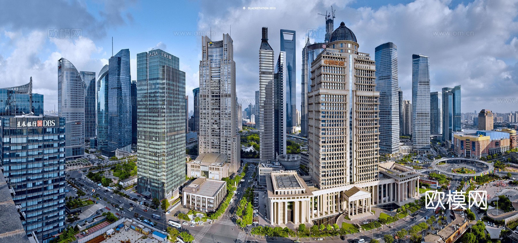 白天城市外景