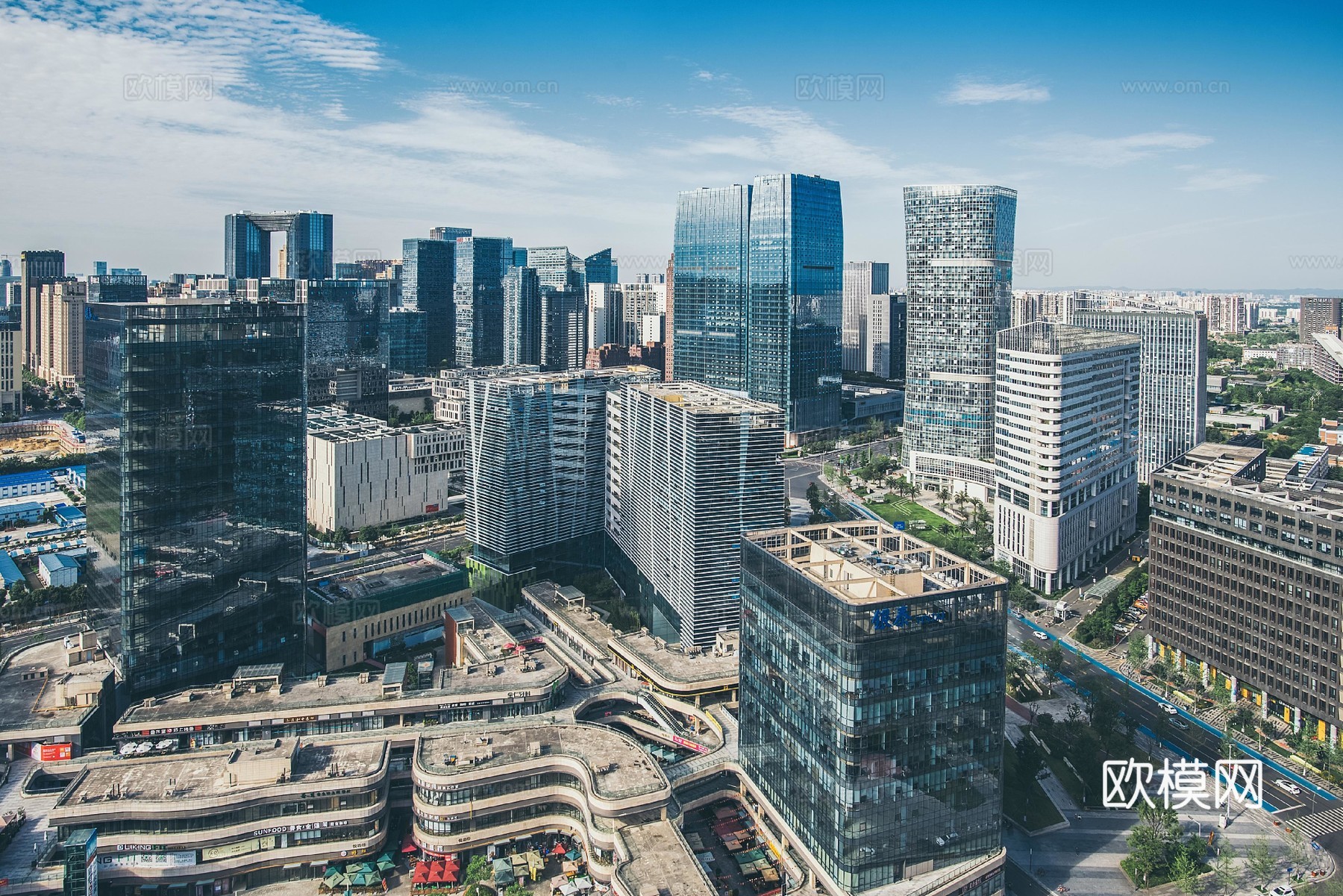 白天城市外景下载