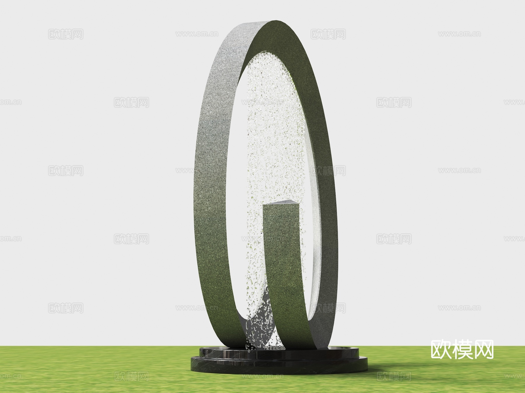 广场雕塑 现代雕塑 不锈钢雕塑 主题雕塑 圆形雕塑 异形雕塑su模型