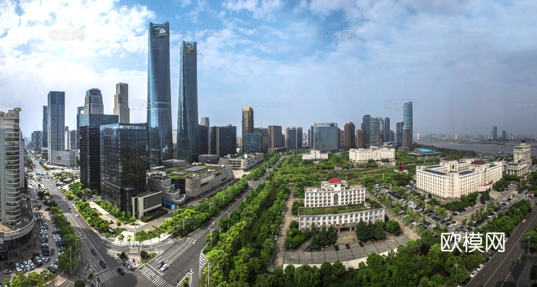 白天城市外景下载