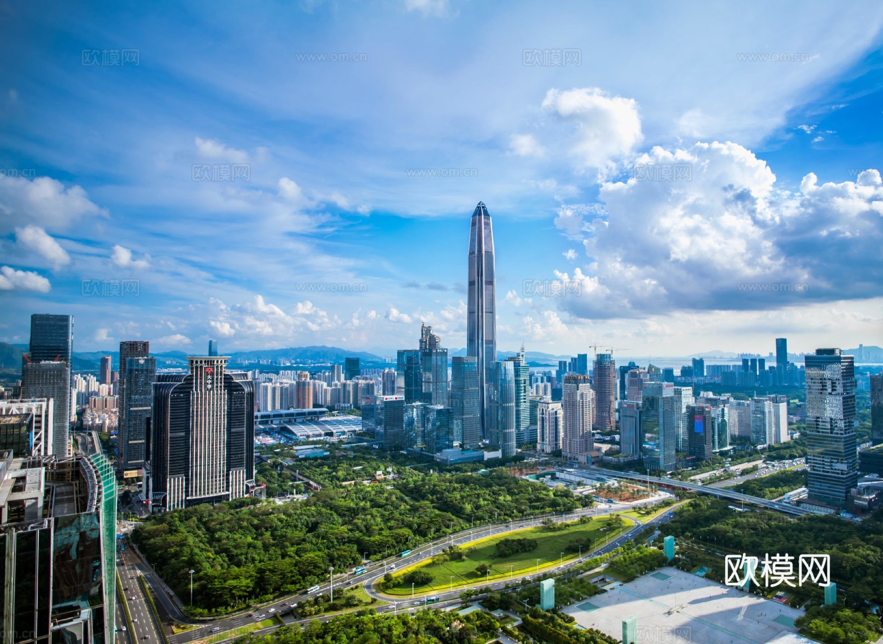 白天城市外景下载