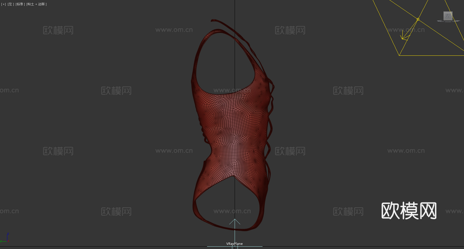 性感泳装 泳衣3d模型