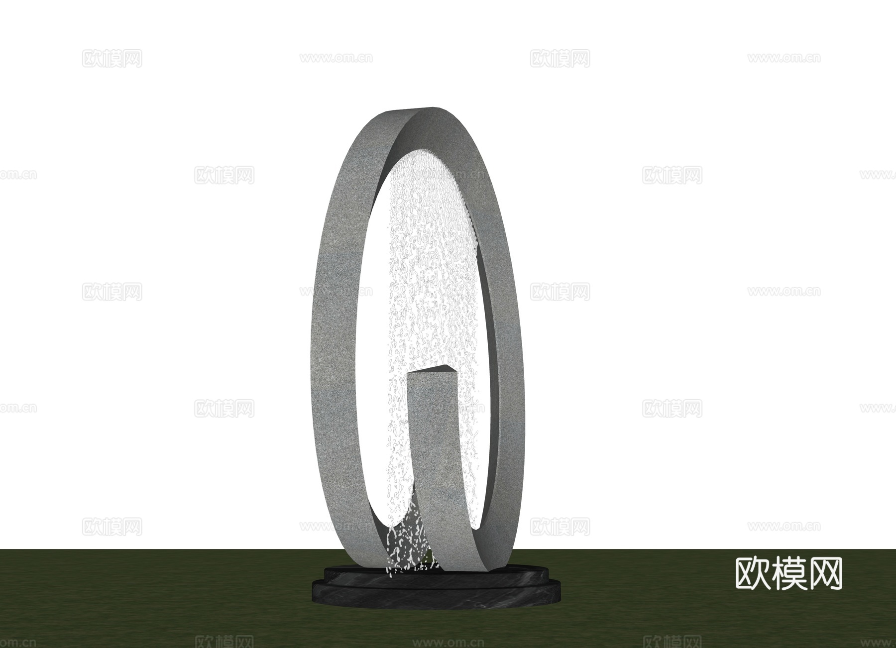 广场雕塑 现代雕塑 不锈钢雕塑 主题雕塑 圆形雕塑 异形雕塑su模型