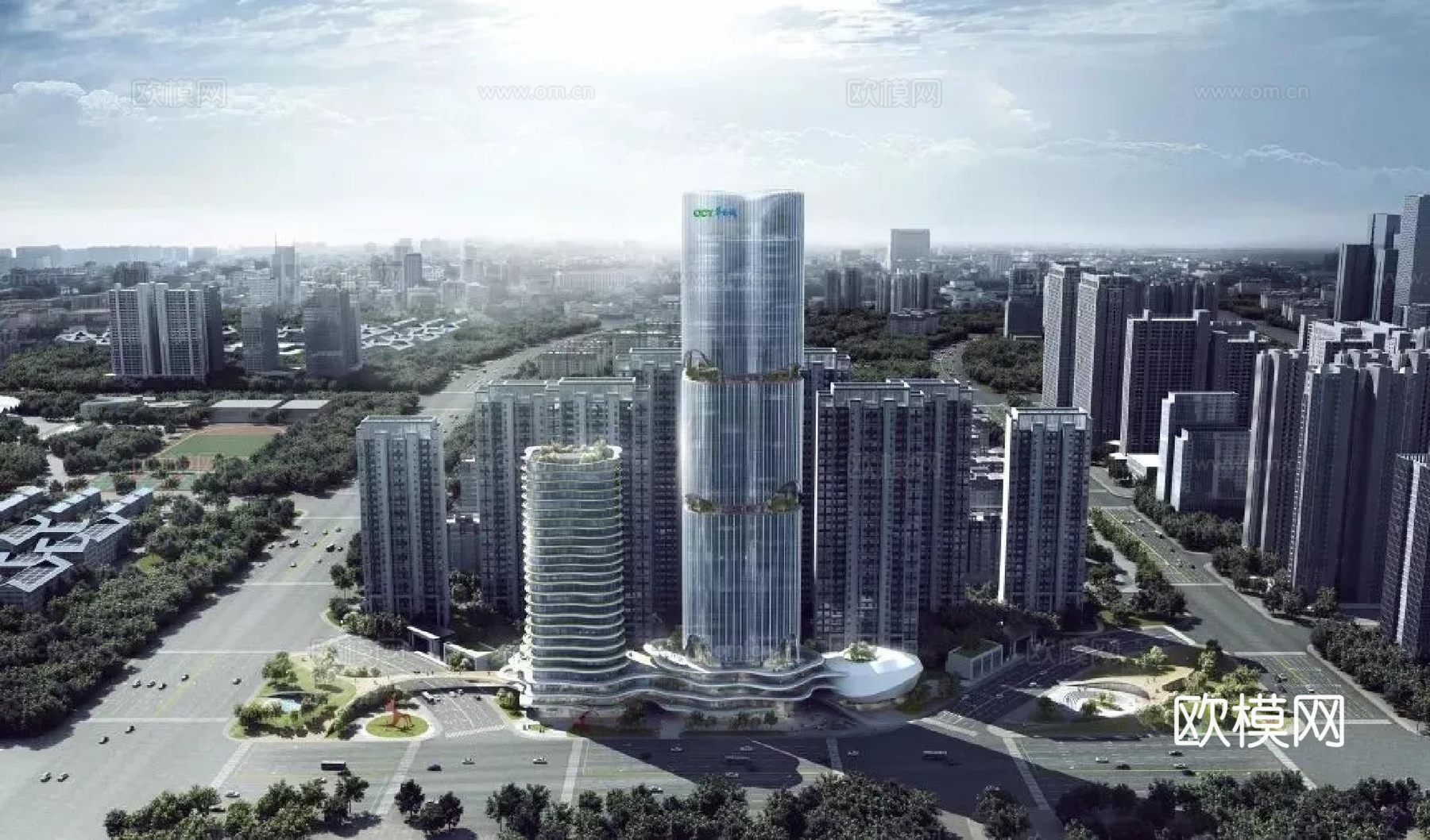 白天城市外景
