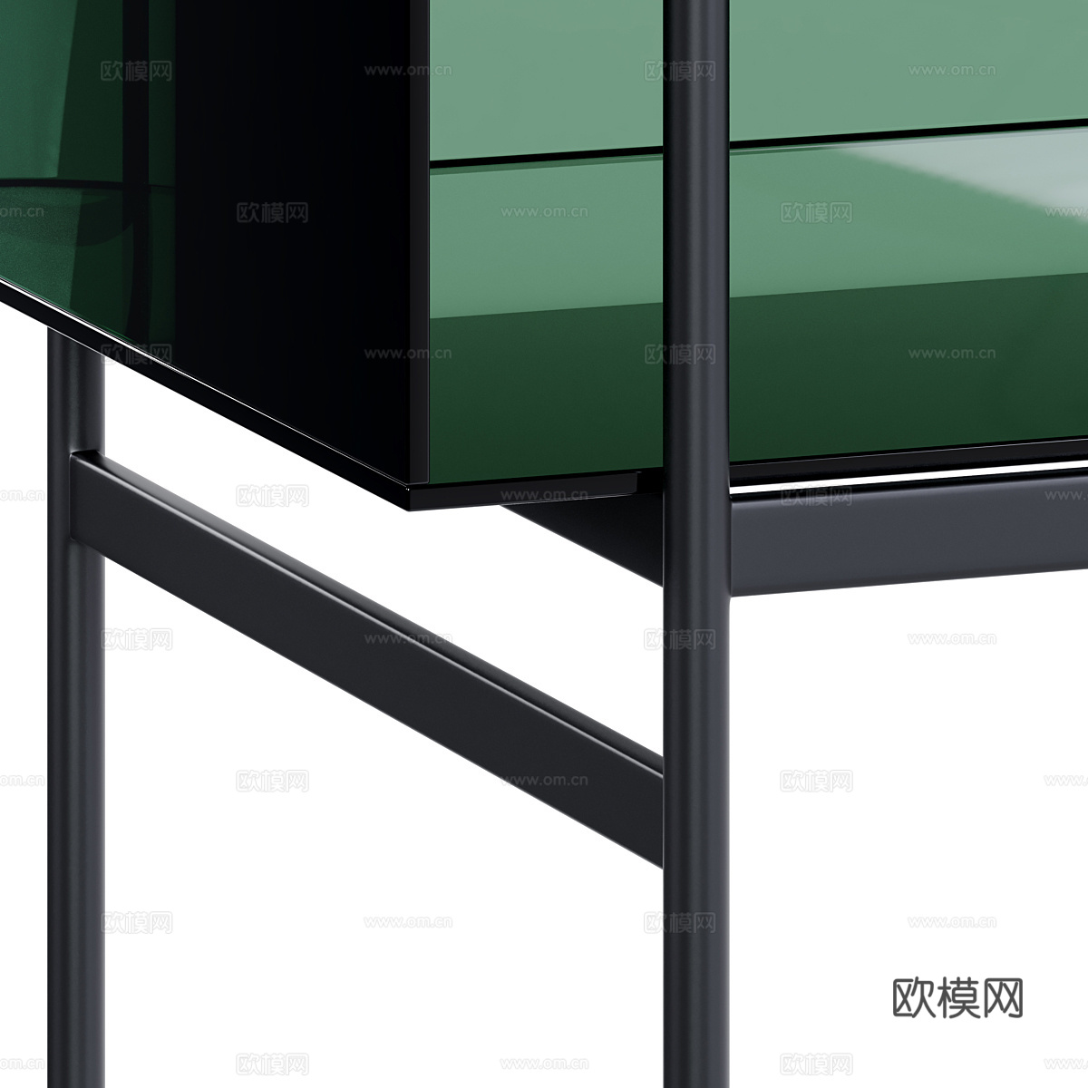 意式 Archiproducts LYN 玻璃和钢制展示柜3d模型