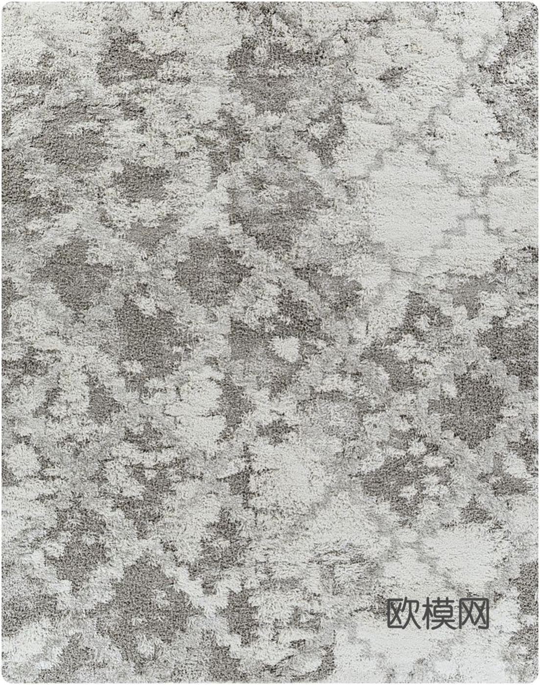 现代抽象地毯 绒毛地毯 高清无缝地毯 侘寂风地毯