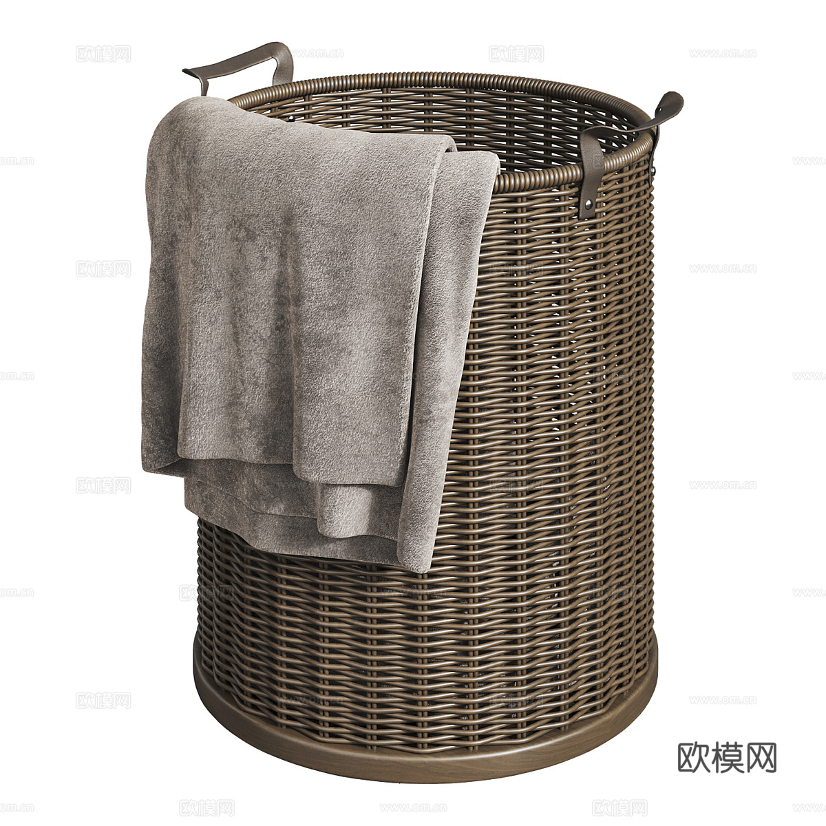 洗衣篮 收纳筐 箩筐3d模型