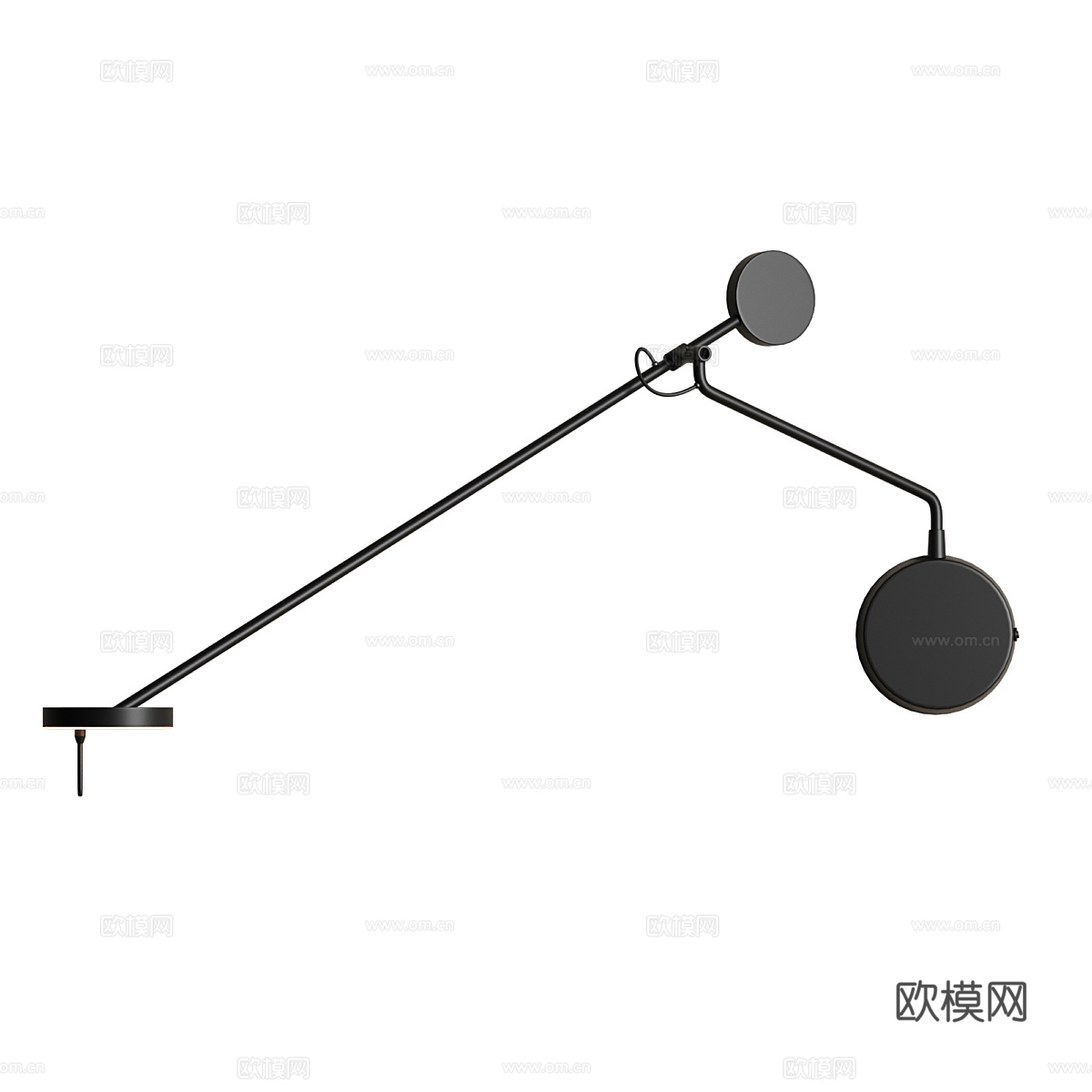 现代意式极简 Lampatron 壁灯3d模型