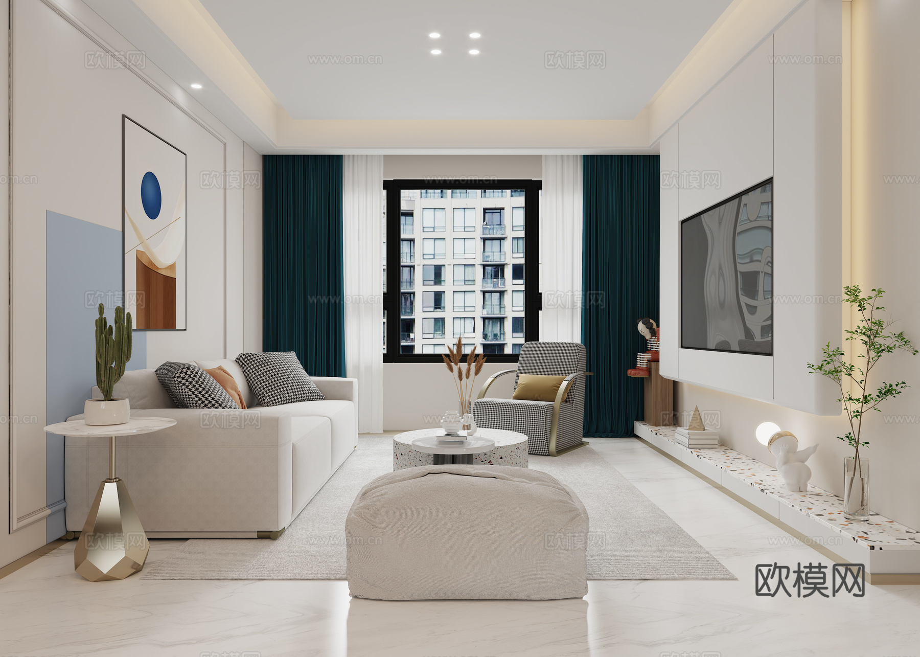 北欧客餐厅3d模型