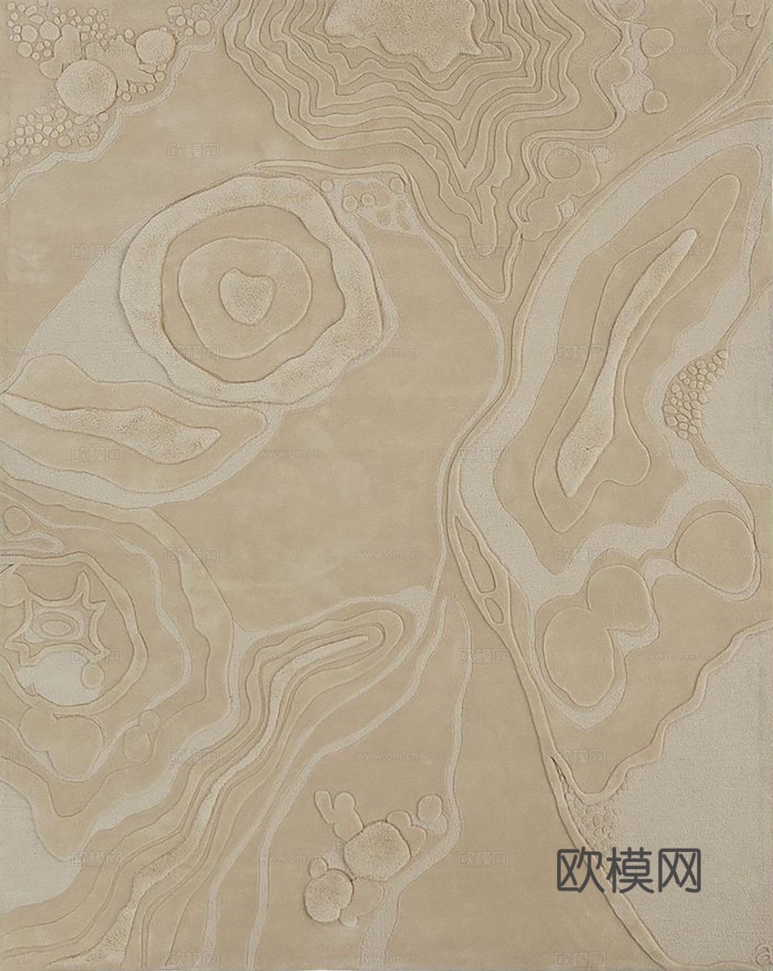 现代肌理地毯 绒毛地毯 高清无缝地毯 新中式地毯