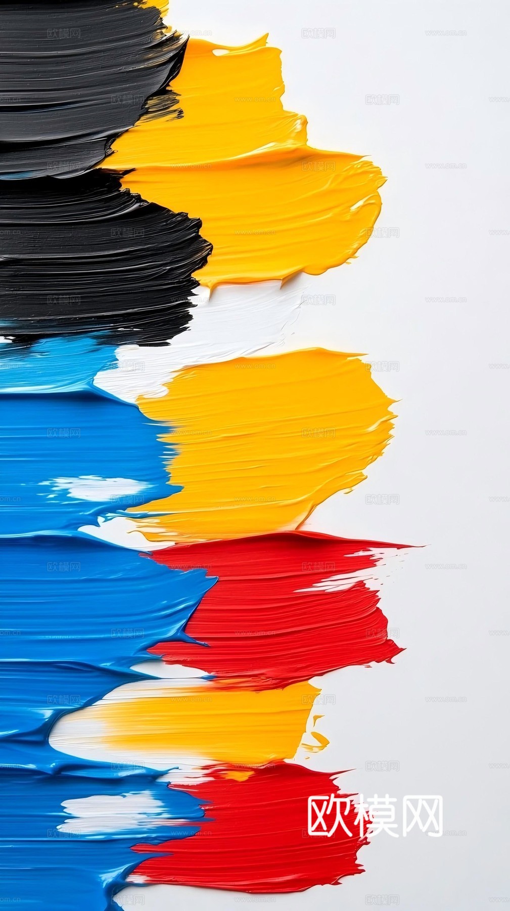 现代多巴胺肌理画艺术画下载