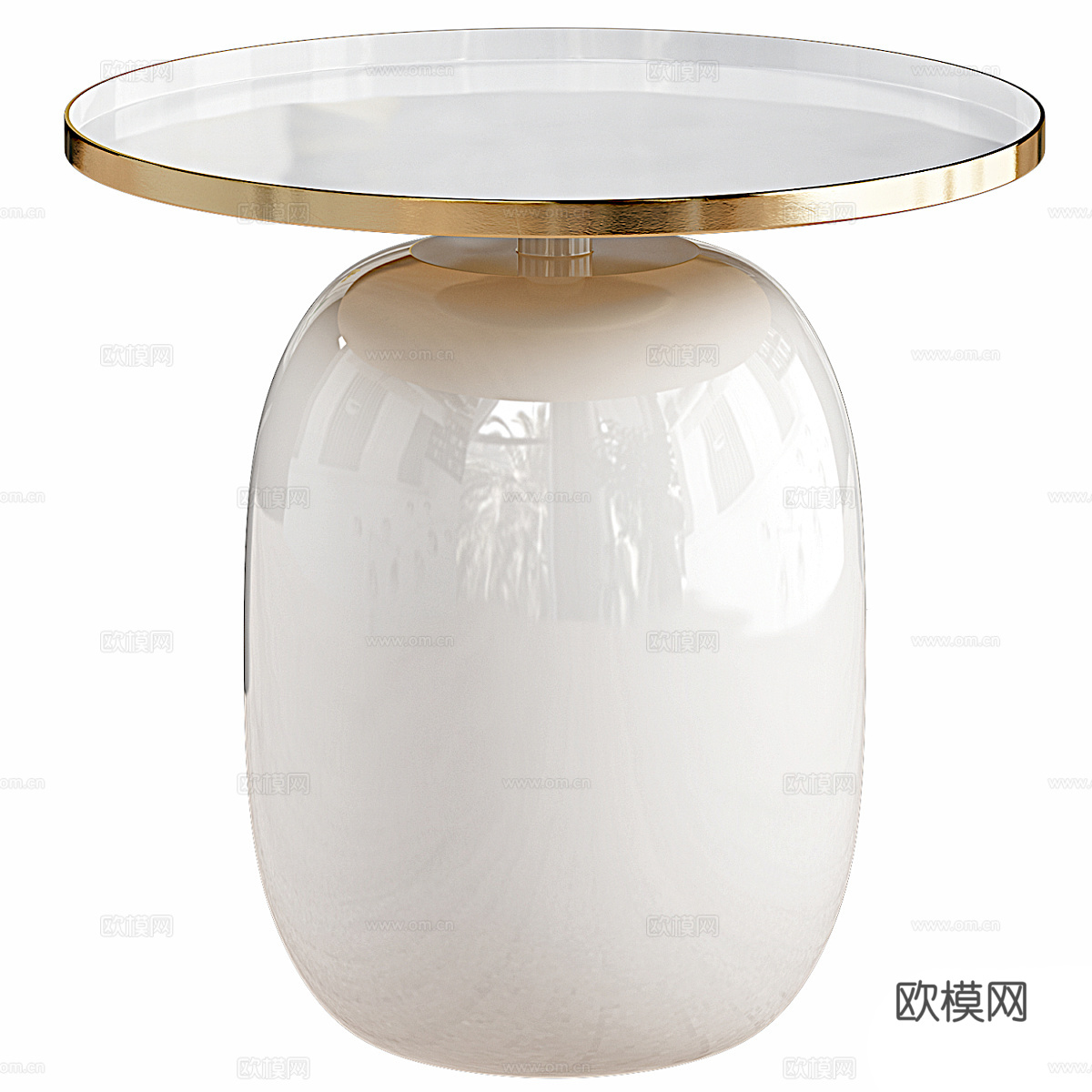 现代意式 Berenika 蘑菇边桌3d模型