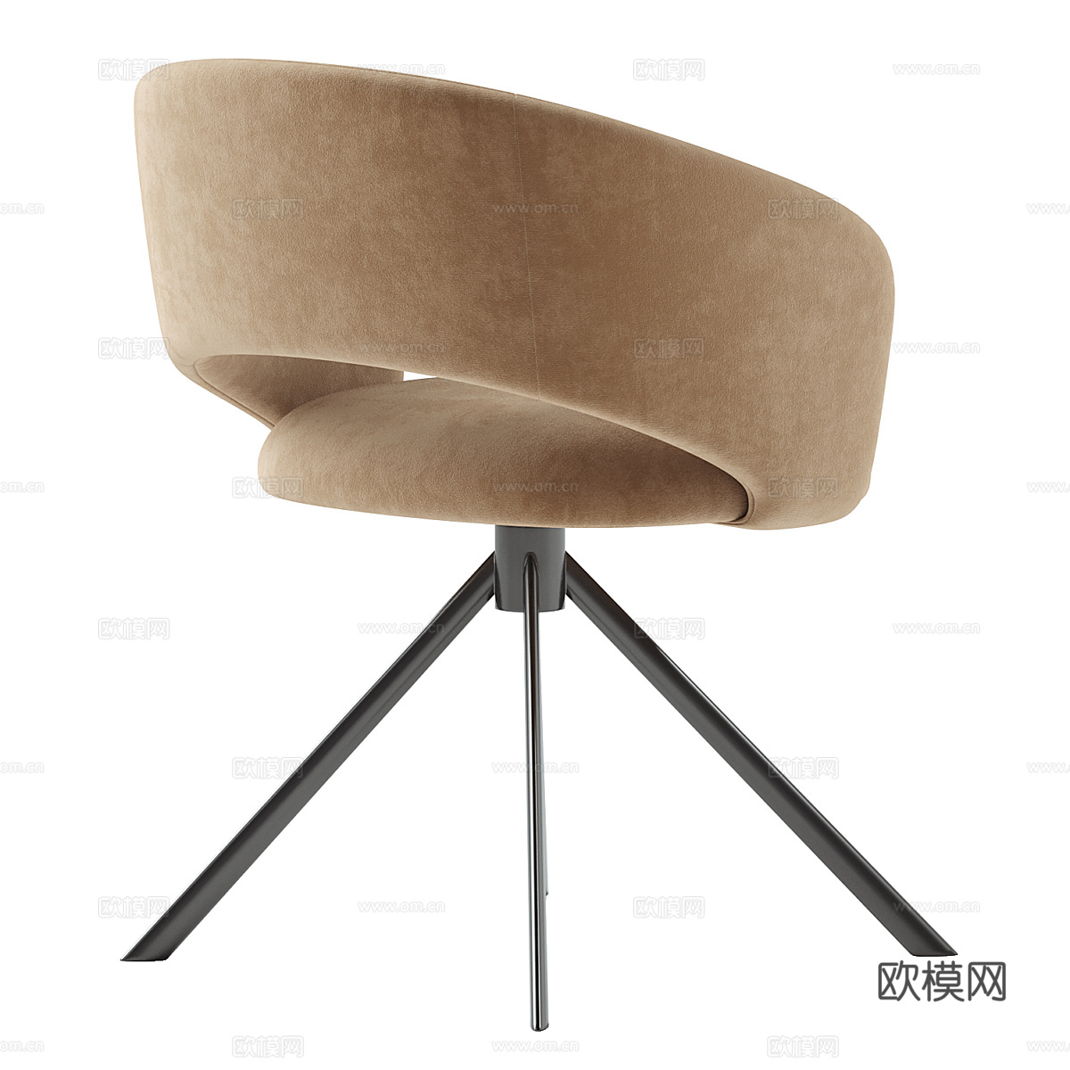 现代意式 ACE 办公椅3d模型下载（渲染图4）