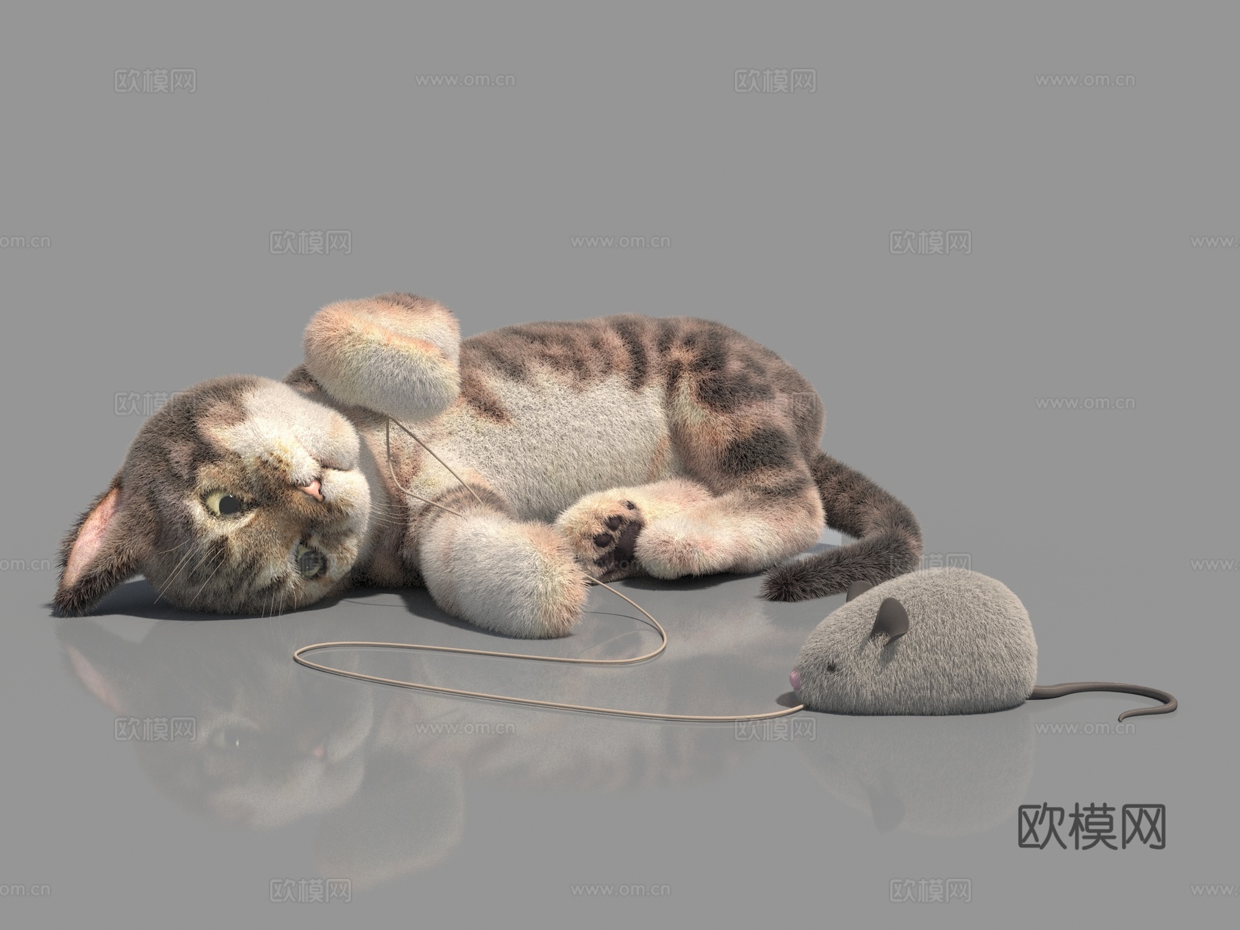 猫和老鼠3d模型