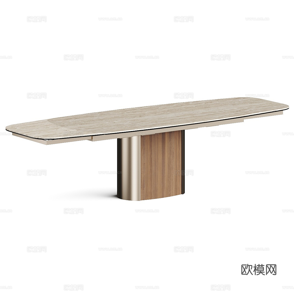 现代意式轻奢 Calligaris Yoroi 餐桌3d模型