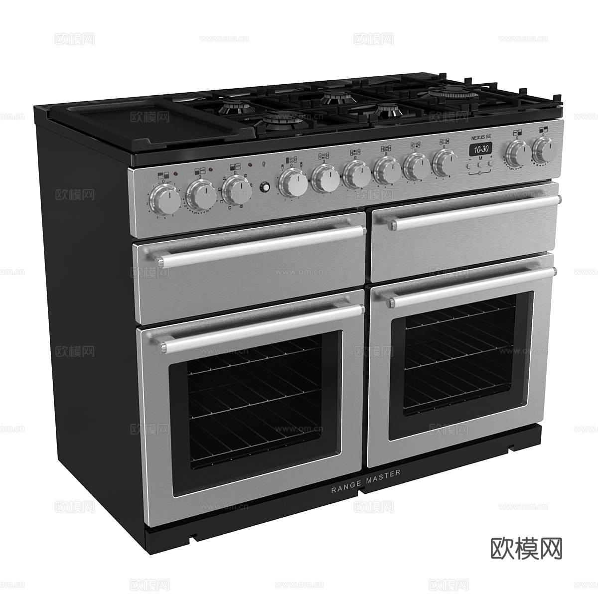 现代灶台 集成灶 煤气灶 燃气灶 无烟灶 消毒柜 烤箱 微波su模型