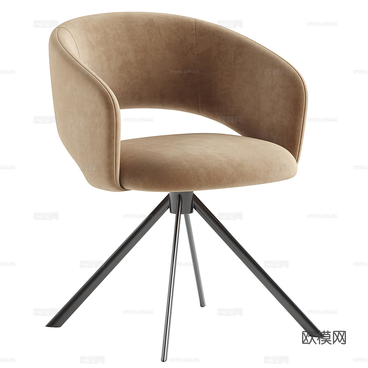 现代意式 ACE 办公椅3d模型下载（渲染图5）