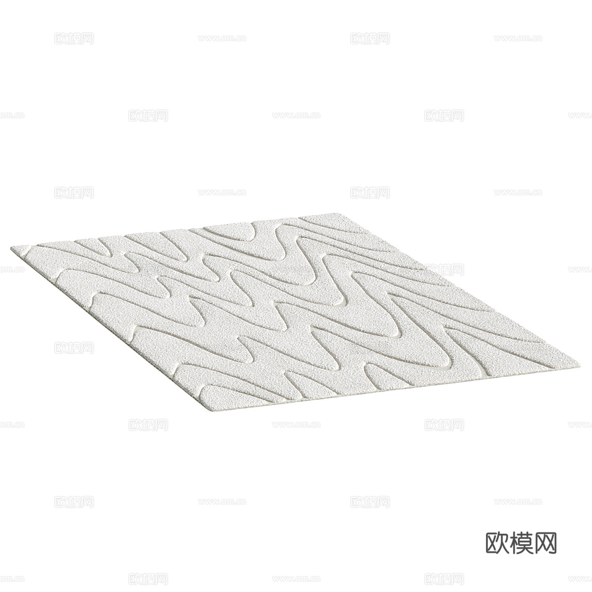 现代 Impala 编织地毯3d模型