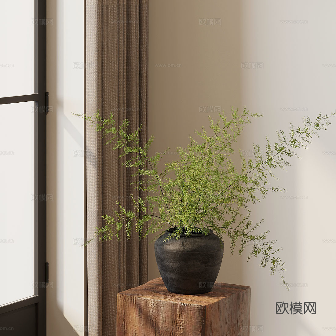 绿植盆栽 花艺盆栽3d模型