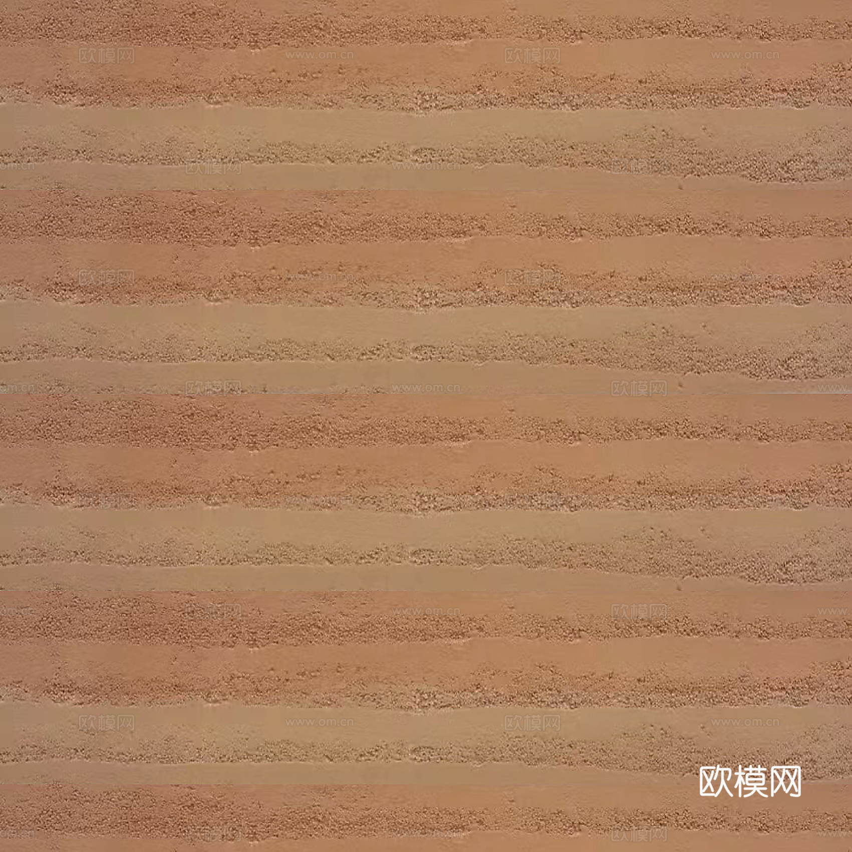 深褐色夯土墙